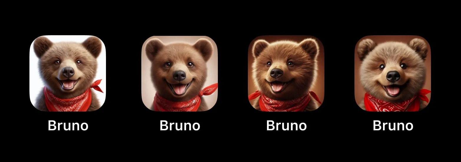 Some AI-generated icon concepts